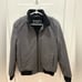 NWT Black Rivet Mens Bomber Jacket Size M Full Zip Fleece Mock Neck