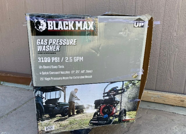Black Max 3100psi gas pressure washer