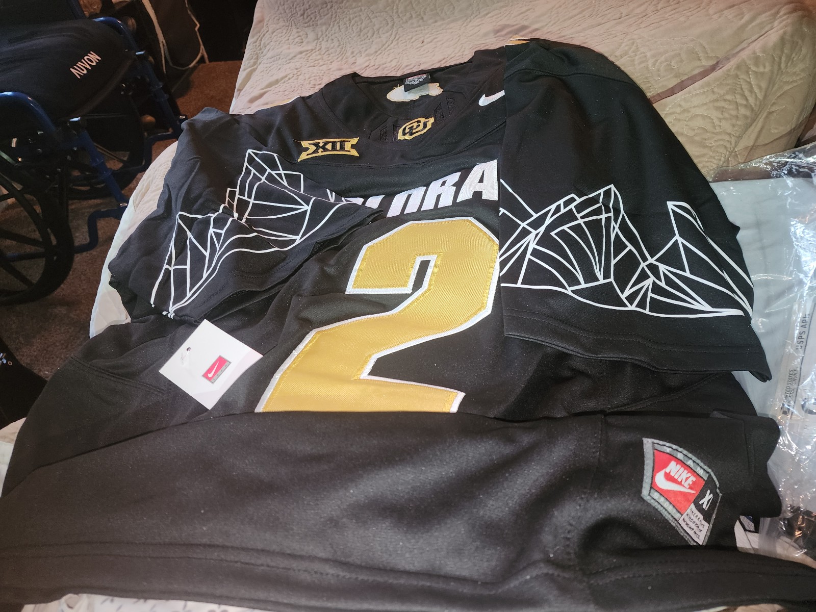 Colorado Buffaloes Shedeur Sanders Nike Alternate NCAA Alumni Game Jersey