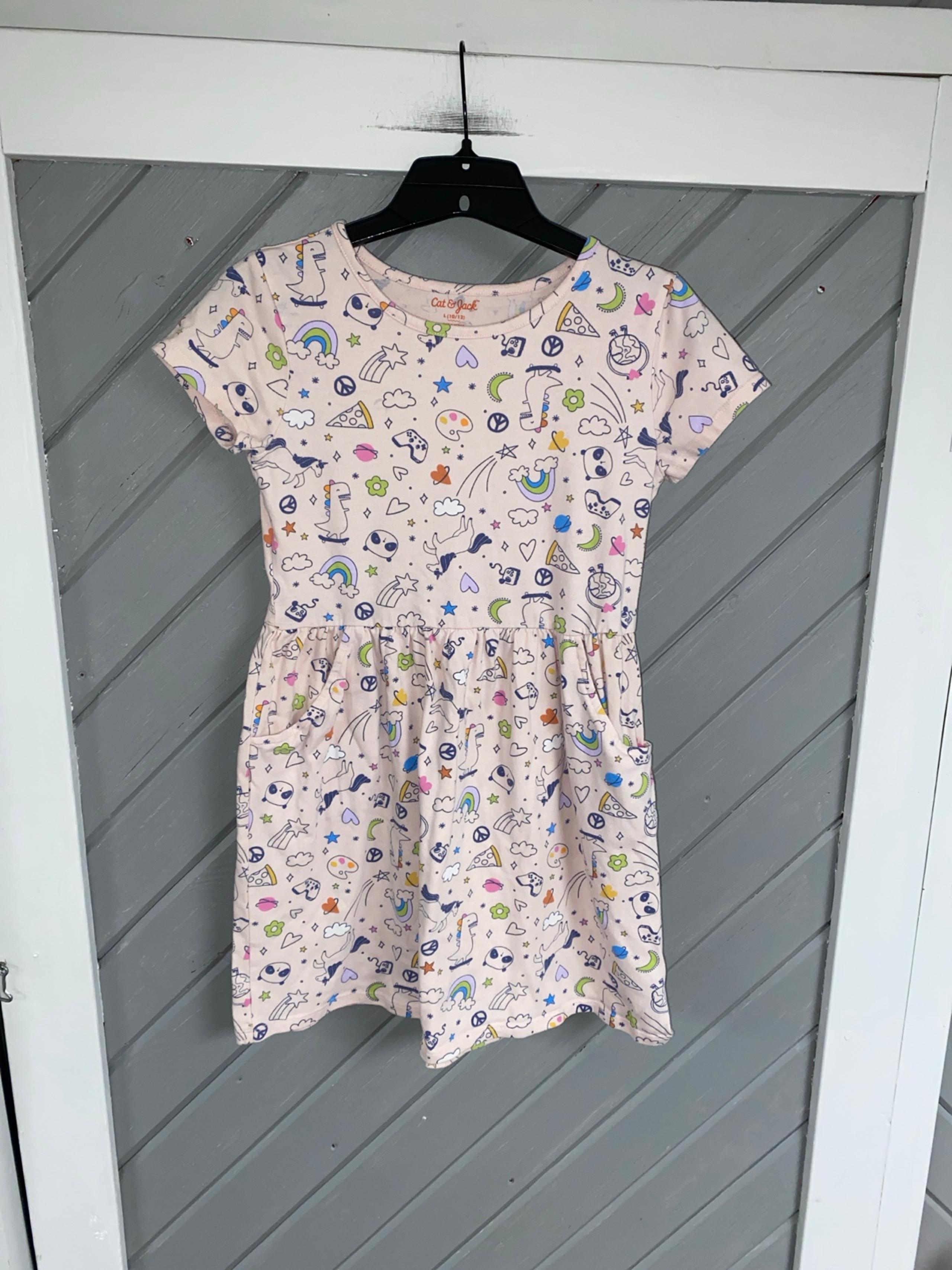 Cat and Jack brand size large 10/12 dress with pockets