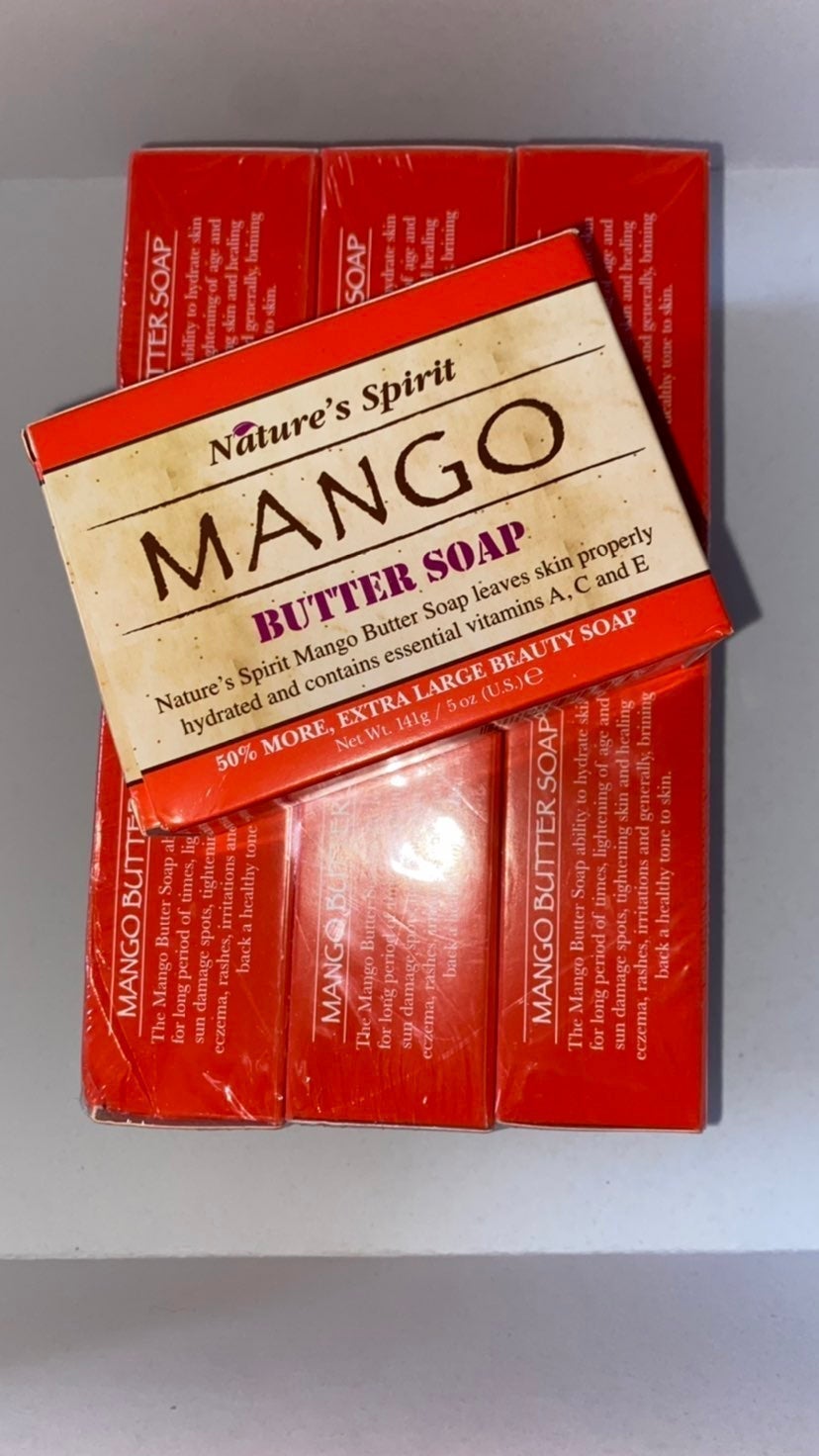 (6) Count Mango Butter Soap