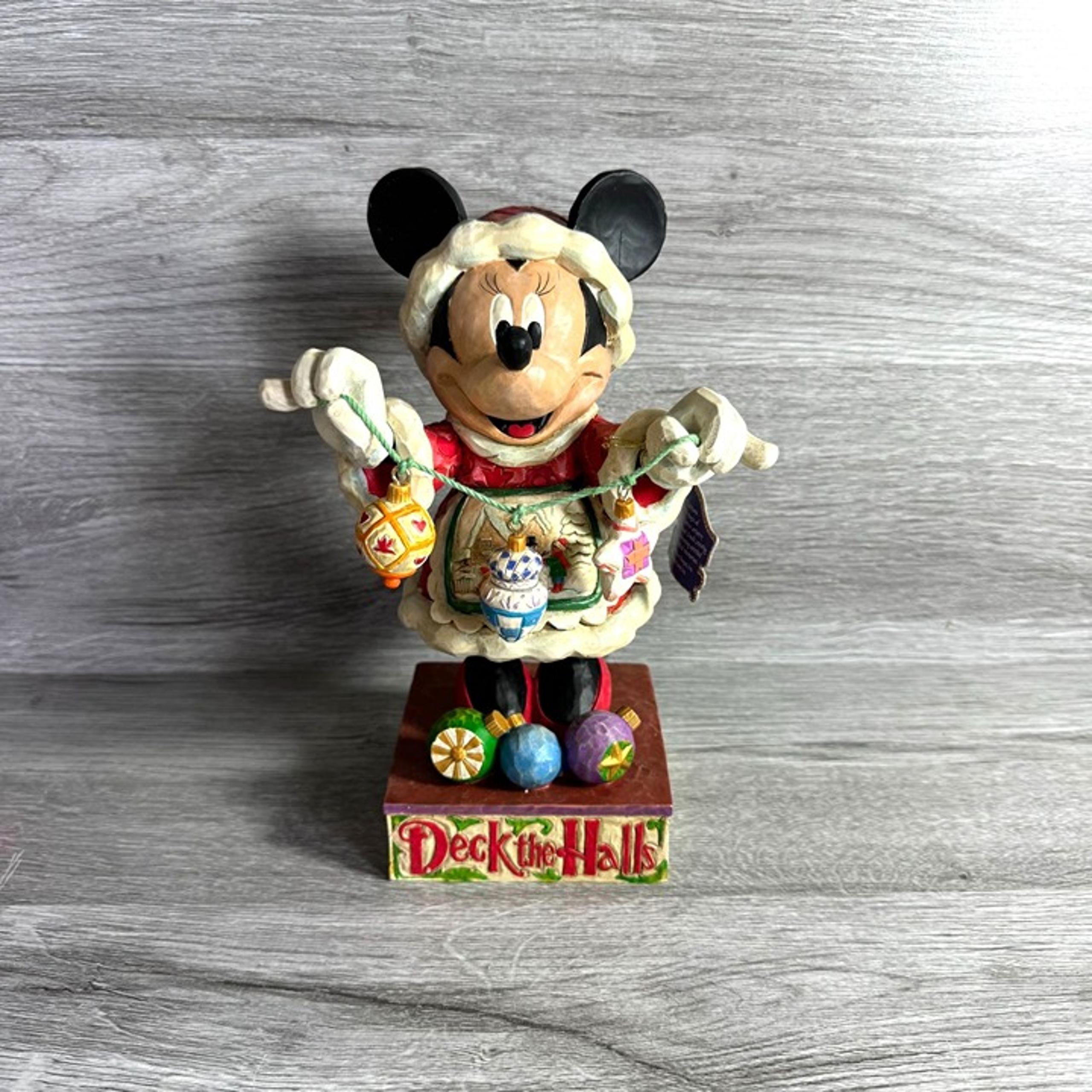 2006 Disney Traditions Showcase Minnie’s Christmas Cheer Figurine By Jim Shore