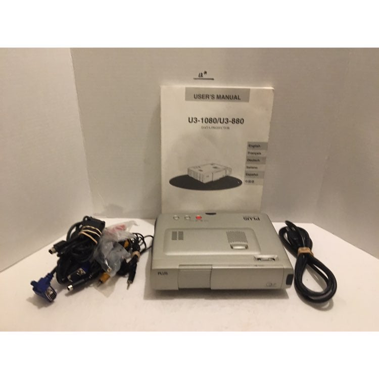 Plus data projector model U3-1080 DLP 800 lumens