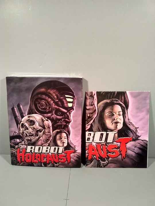 Robot Holocaust (1987 Blu-Ray) Brand New with Slipcover And Poster from Scorpion