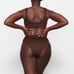 Skims Swim Mid Waist Bottom Cocoa Size Small