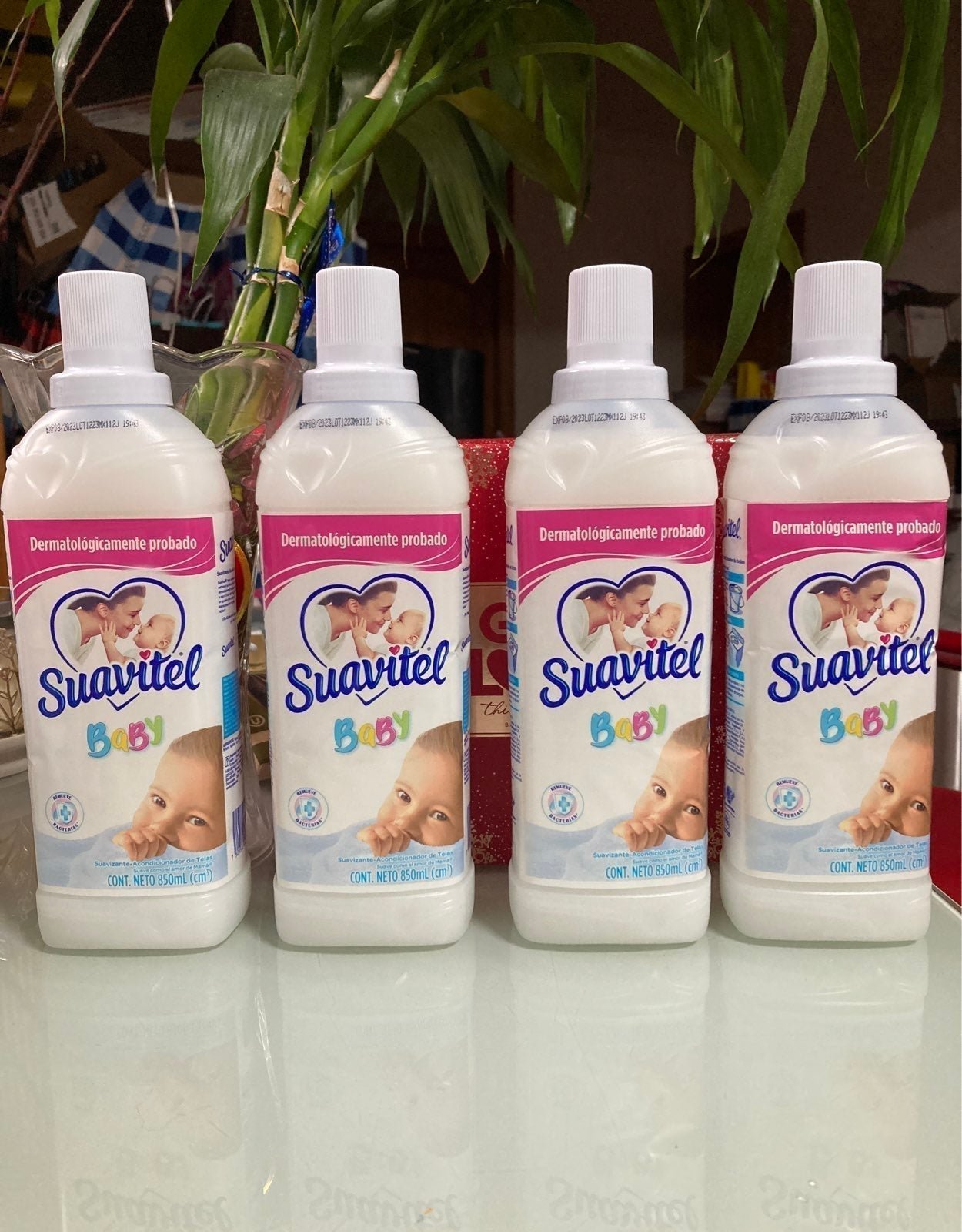 Suavitel Baby Antibacterial Fabric Softener X4