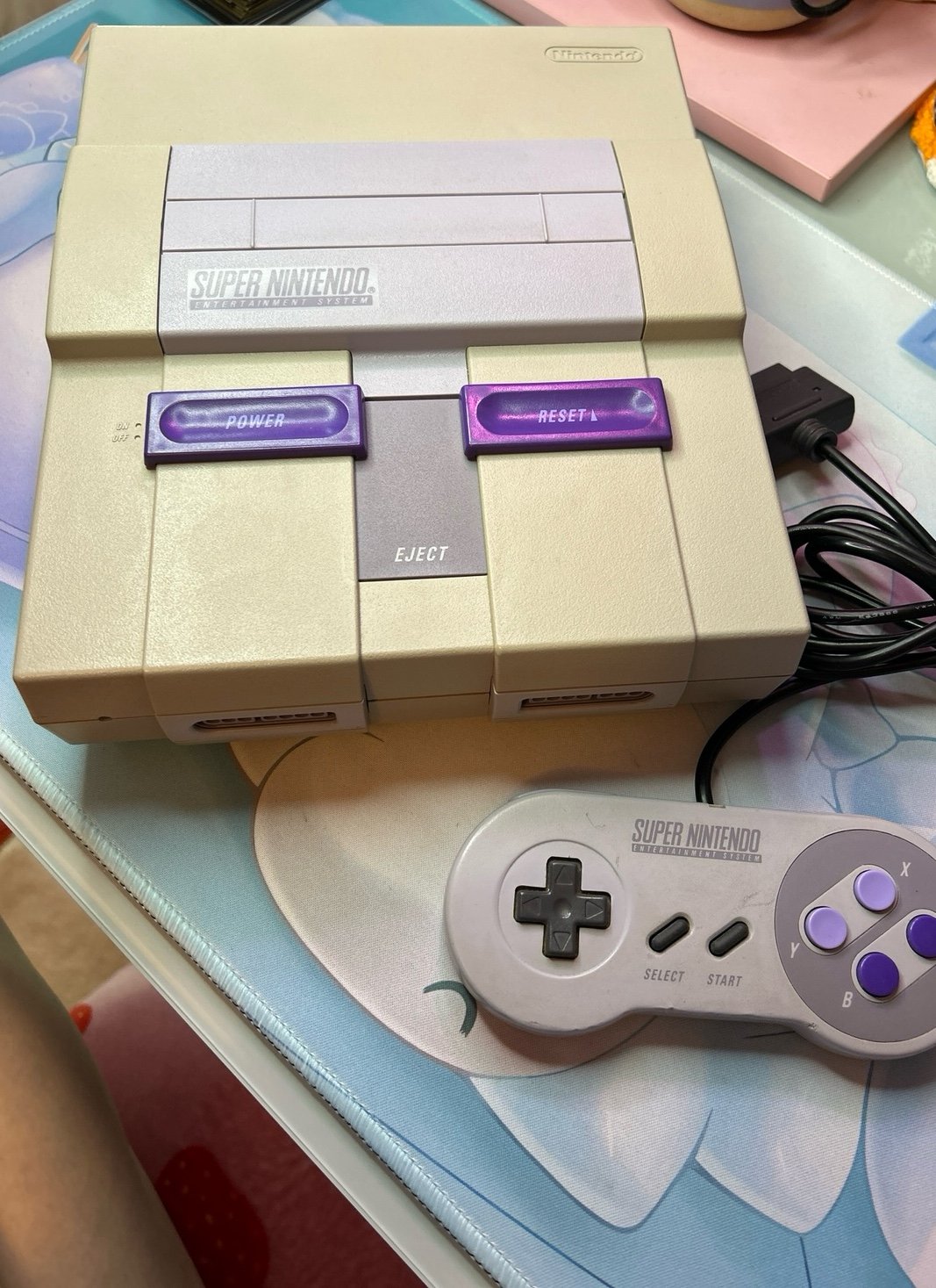 Nintendo SNES with Controller