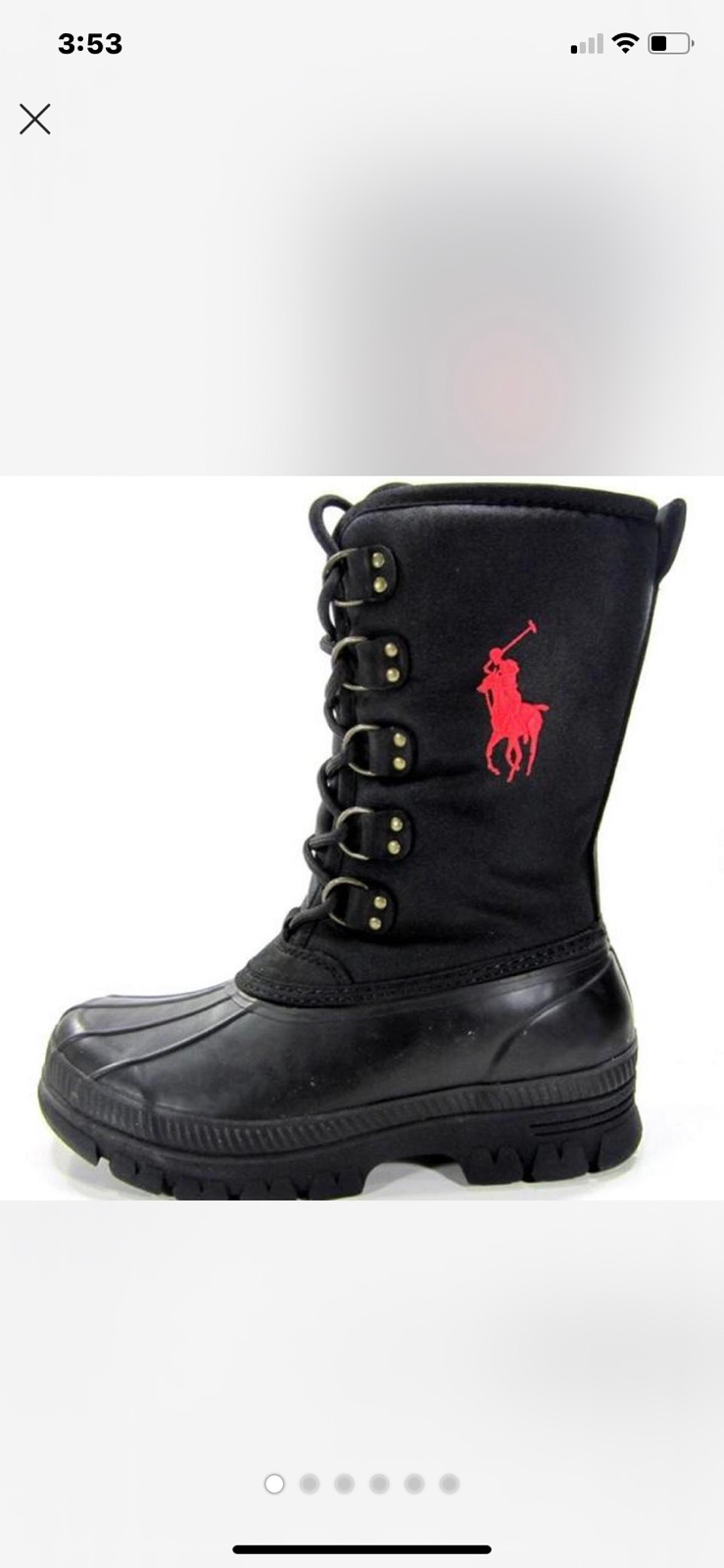Mens Polo Ralph Lauren Waterproof Snow Boots