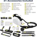 Steam Cleaner, Multipurpose Powerful Steamer with 21 Accessories, Portable