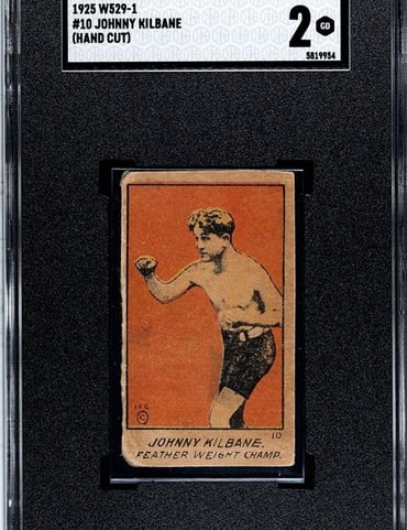 1925 W529-1 JOHNNY KILBANE Boxing Strip Card SGC 2 Good Condition!