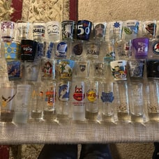 Lot (50) shot glasses