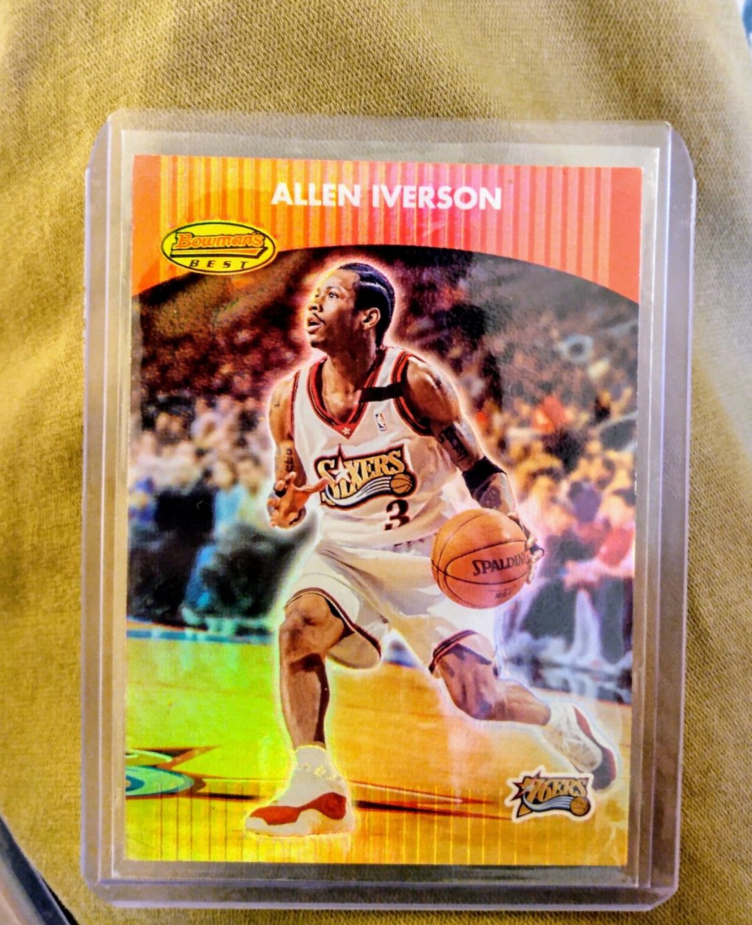 Allen Iverson 2000-01 Bowmans Best Refractor Holo Foil #1