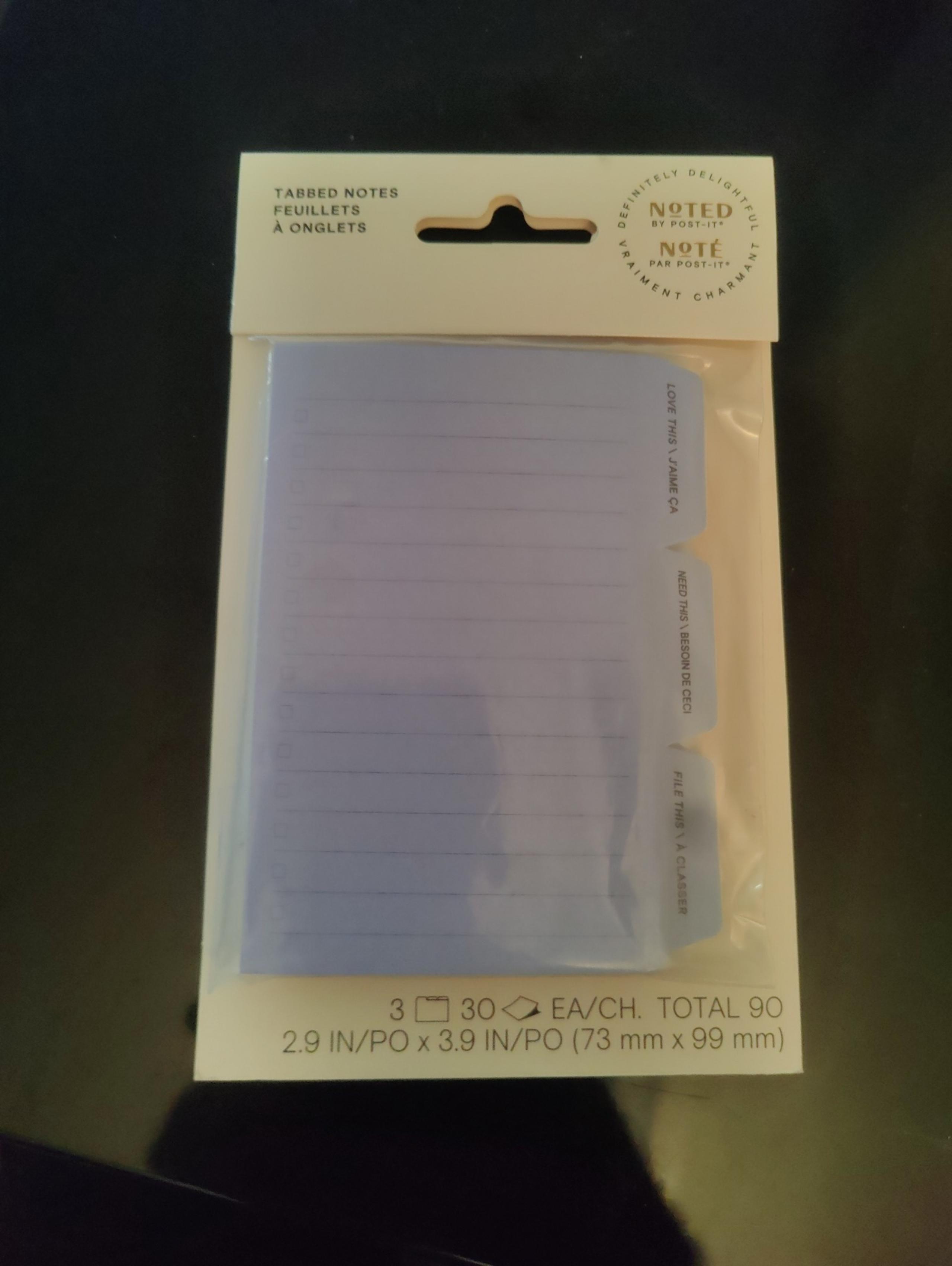 Planner posted notes