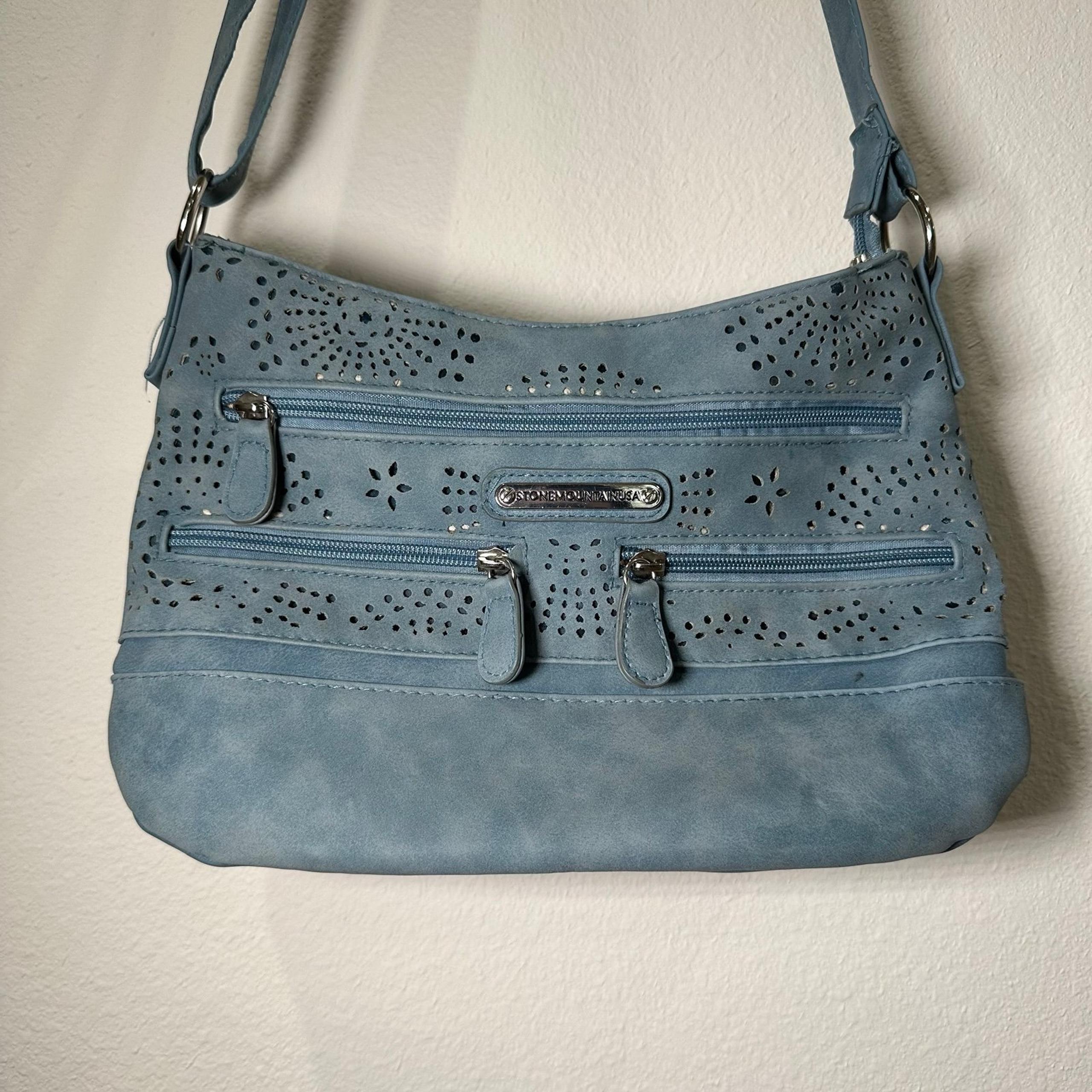 Stone Mountain USA Hobo Bag Faux Leather Crossbody Purse