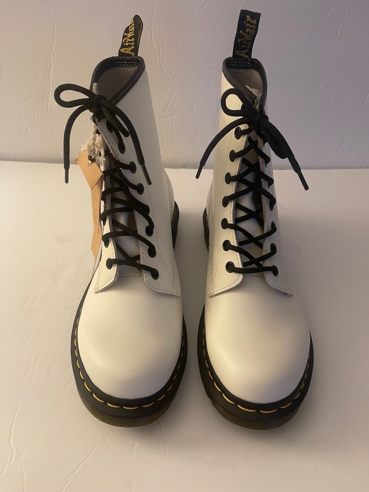 Dr. Martens Air Wair Women’s NWT White Combat Boots size 10