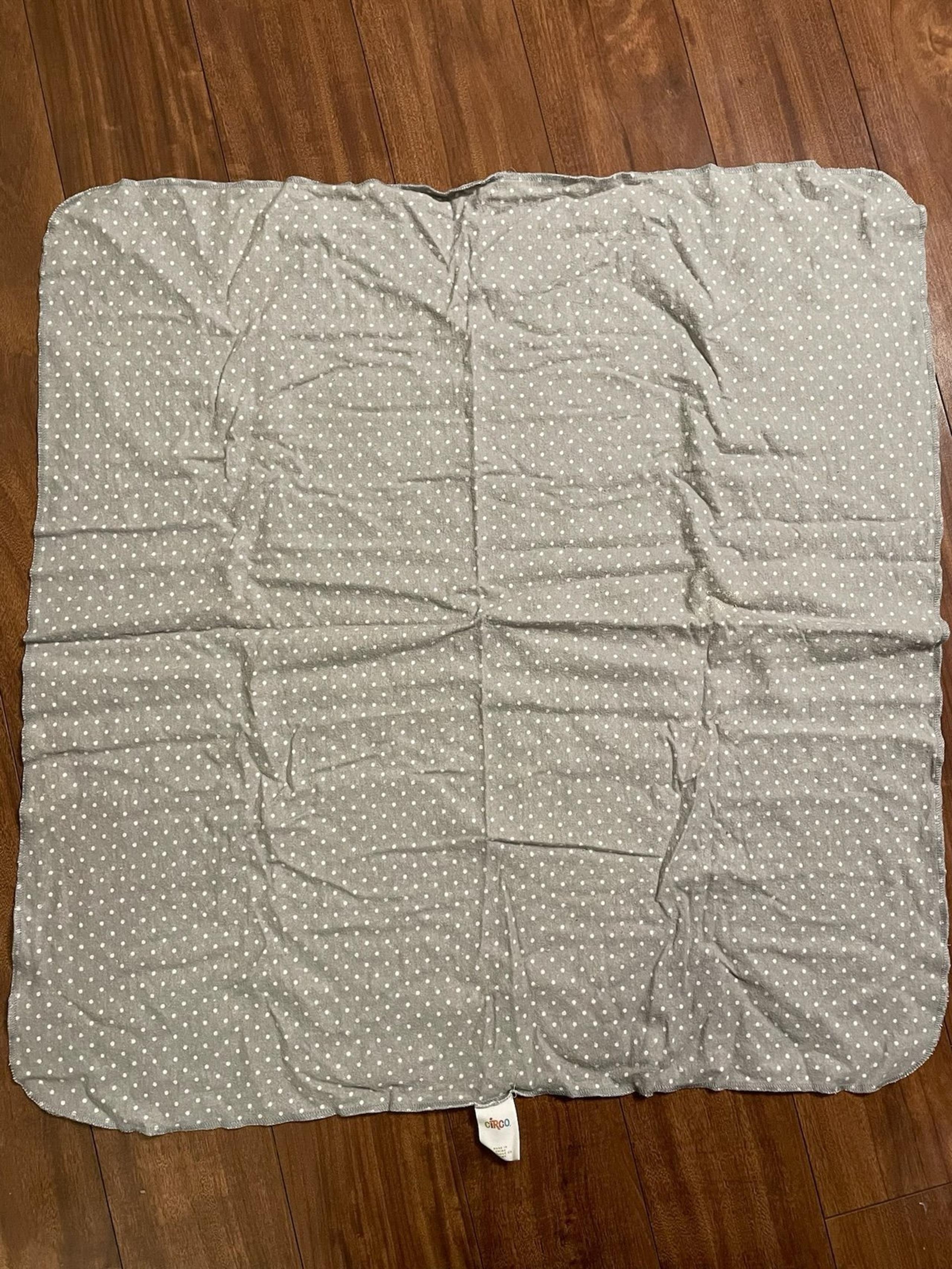 Grey Spotted Baby Blanket