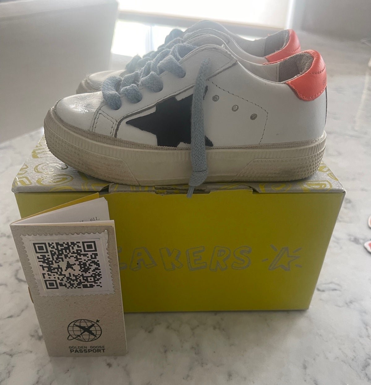 Golden Goose Kids SuperStar Low-Top Sneakers - EU23 / US 7 White