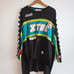 We the free people speedway embroidered patchwork long sleeve top