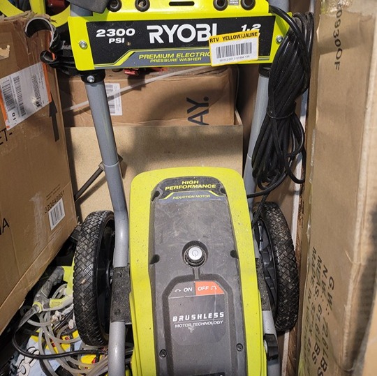 Ryobi Electric Pressure Washer 2300 psi 2.3 gpm Brushless Electric Motor