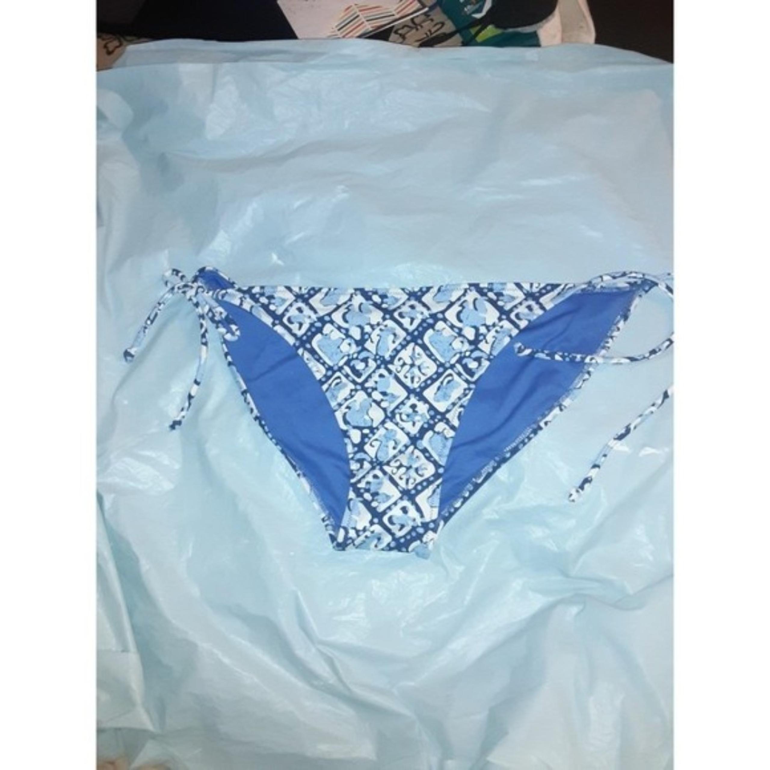 Joe Fresh XL Blue Mosaic Print Bikini NWT