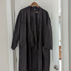 In Bed 100% Linen Kimono Robe