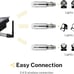 Donner DMX512 Wireless DMX Controller Wireless DMX Dfi 2.4G 7 Receivers with Bui