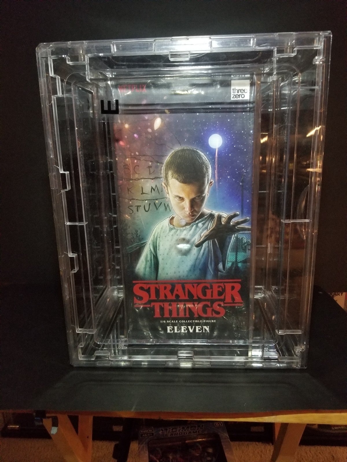 4 piece stackable structure shoe box and collectibles acylic set mib