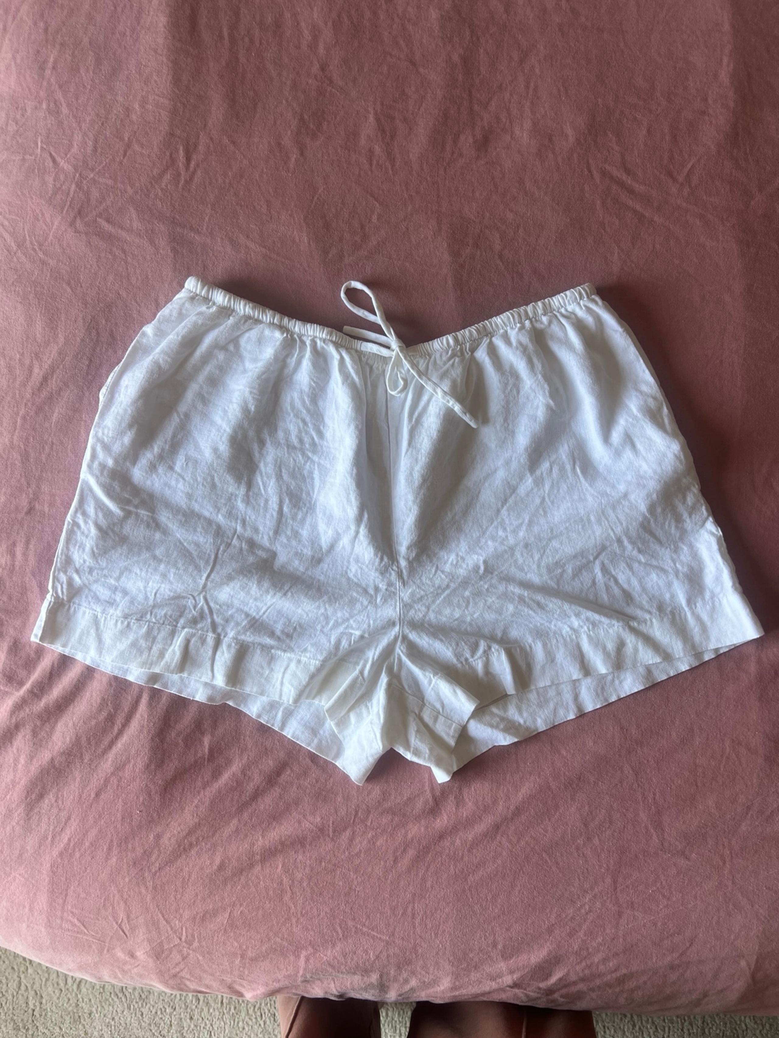 Cotton On White Linen Shorts