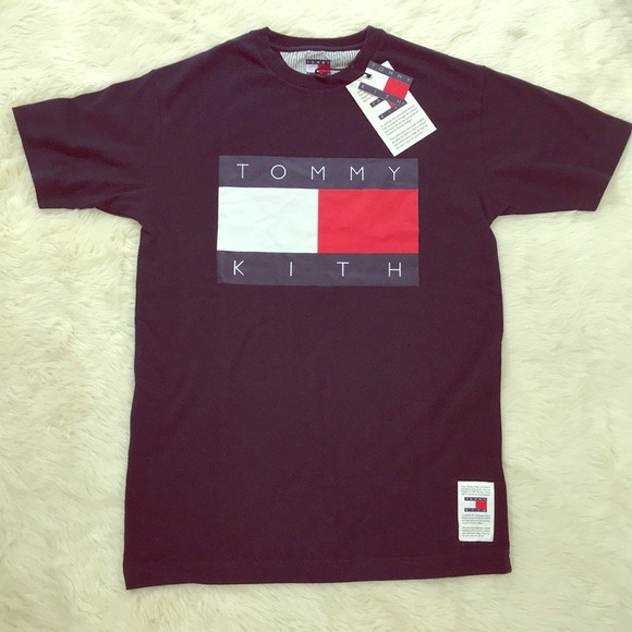 KITH X TOMMY HILFIGER COLAB tshirt TH flag Tee XS