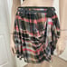 Ted Baker Draped Plaid Chiffon Skirt 2