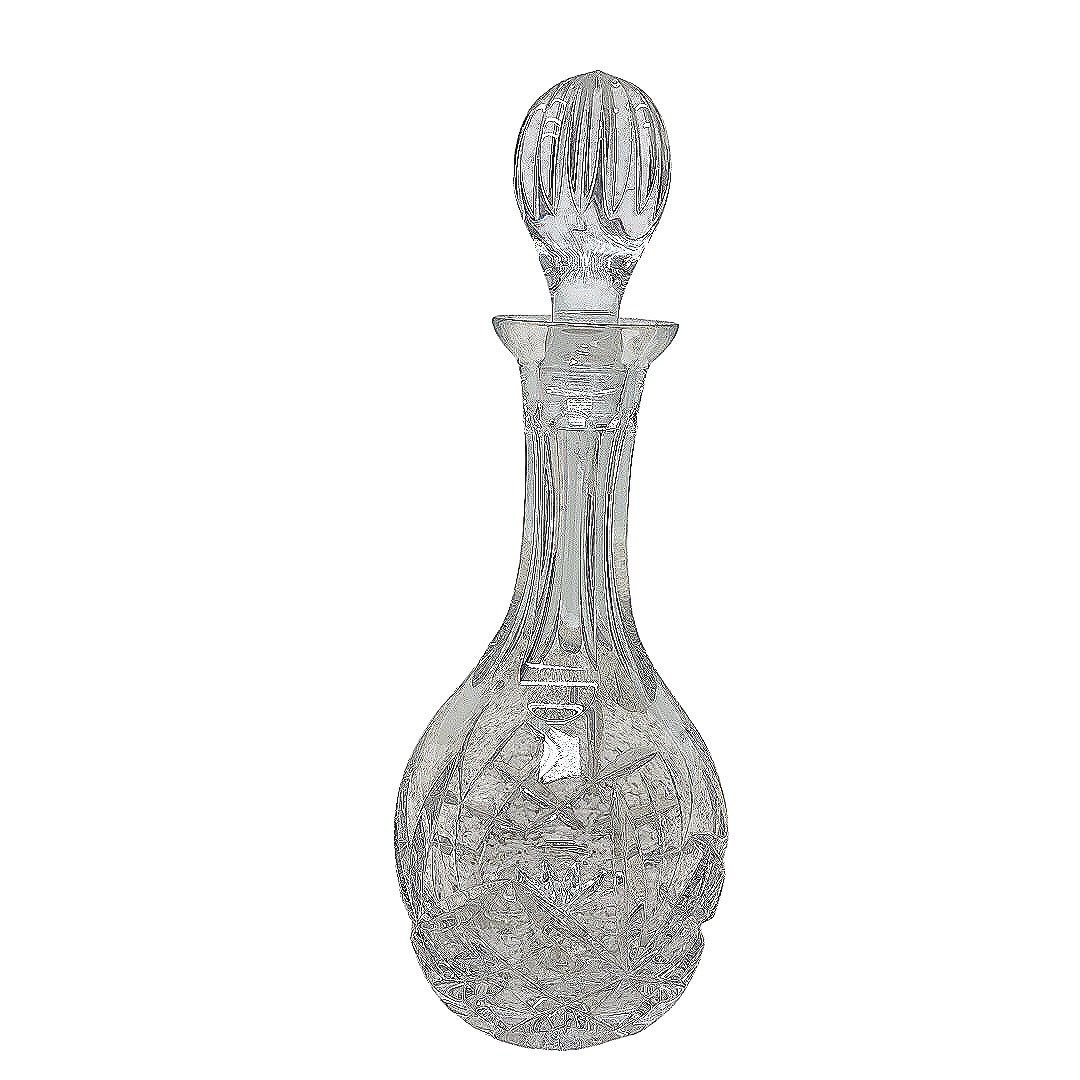 Atlantis Crystal Decanter with Stopper Elegant Wine Liquor Carafe Barware