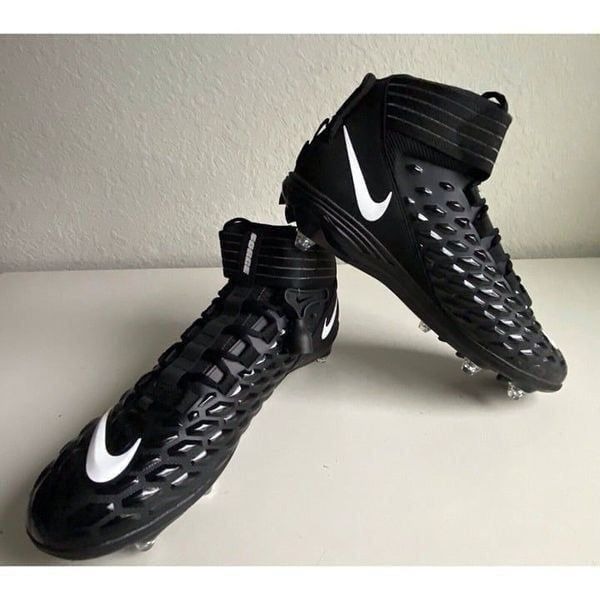 Nike Force Savage Pro 2 Black Detachable Football Cleats BV3981-001 Men’s Sz 14