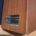 Kenwood LSK-06K 4 Full Range 40 W 8 OHM Corner Bookshelf Wall Speaker Vintage