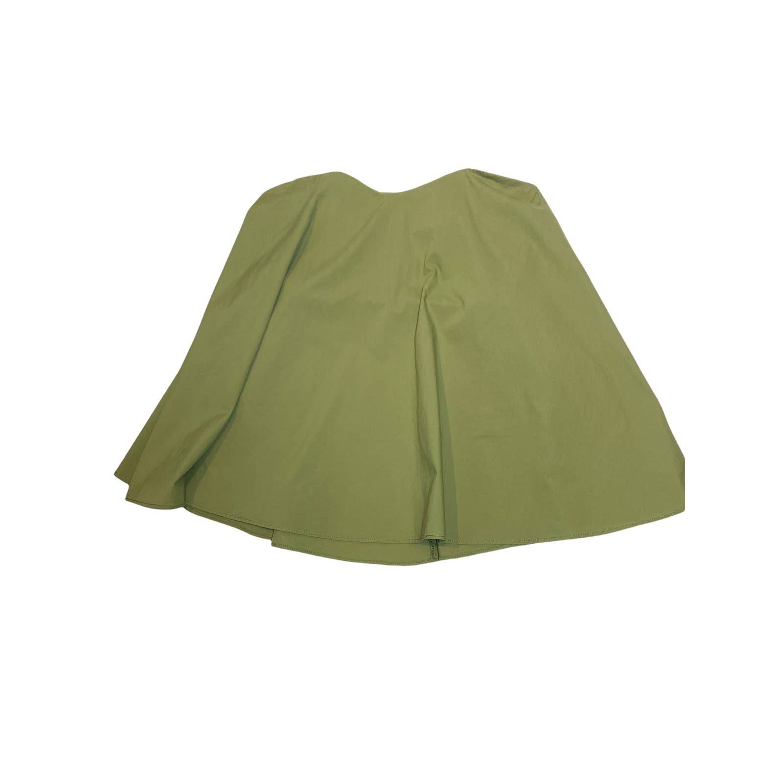 Blaque Label Strapless Ribbed Tank Top Blouse Green XS