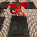 5 Yu-Gi-Oh! Minature Dragon figures