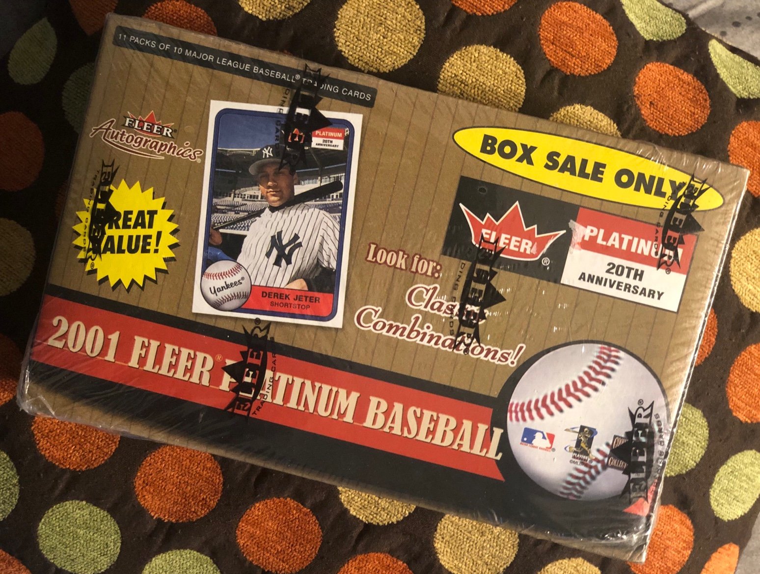 § 2001 Fleer PLATiNUM BaseBall Box Sealed, iCHiRO Suzuki RooKiE Card #'d TO 21