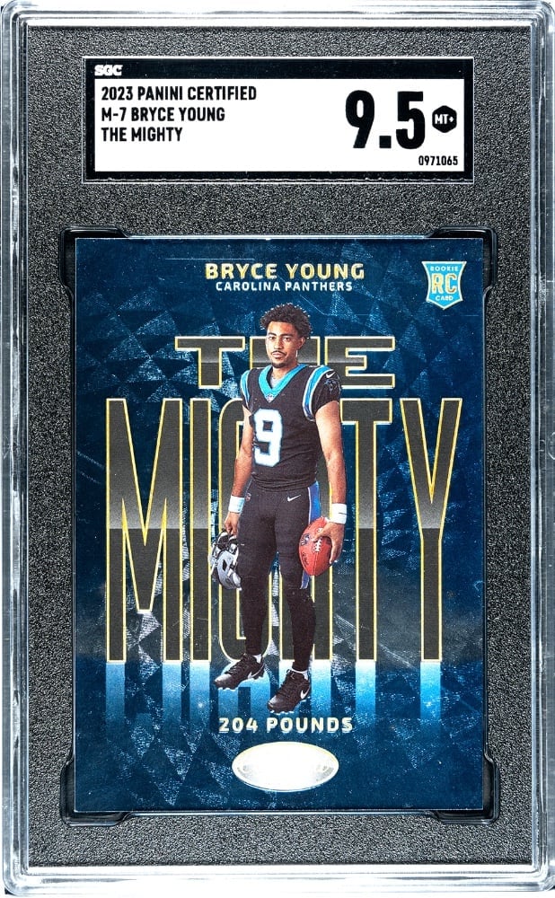 2023 Panini Certified M-7 Bryce Young The Mighty SGC 9.5