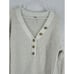 Free People Wool Whistle Henley Sweater Women's S White Cloud Combo Long Sleeve