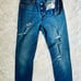 Levi’s wedgie white oak cone denim jeans