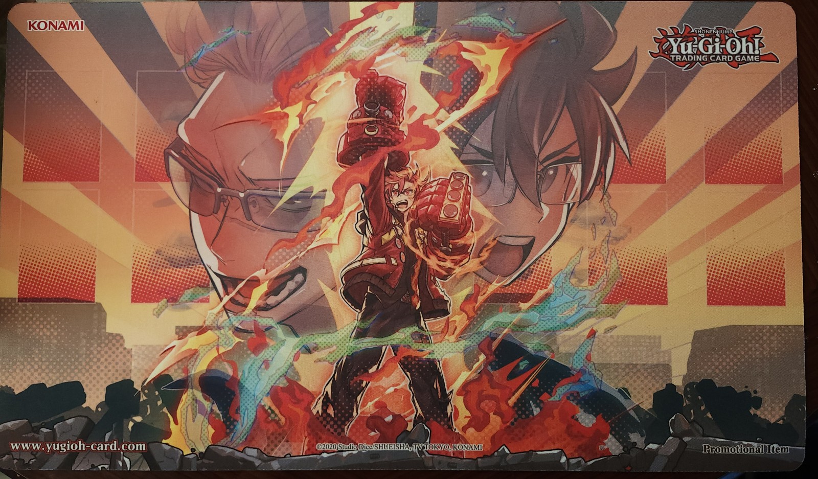 Yu-Gi-Oh! Libromancer Official Konami Rivarly Of Warlord Playmat 2024