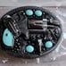 New fake revolver bull steer belt buckle approximately 3.75 wide