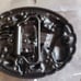 New fake revolver bull steer belt buckle approximately 3.75 wide