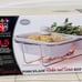 New Philippe Richard 1.5 Quart Double Porcelain Bake and Serve Buffet-Ware