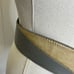 Vintage Mervyn’s Genuine Leather Women’s Small Wide Neck Belt Silver Tan