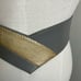 Vintage Mervyn’s Genuine Leather Women’s Small Wide Neck Belt Silver Tan