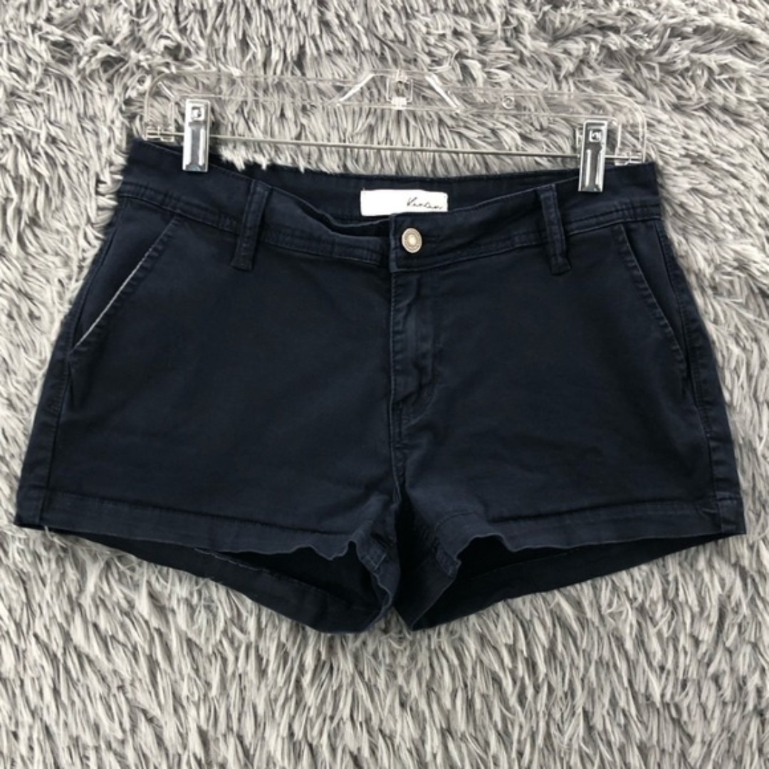 KanCan Womens Medium Blue Pockets Shorts
