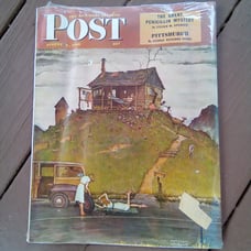 ANTIQUE MAGAZINE SATURDAY EVENING POST 1946 EX CONDITION