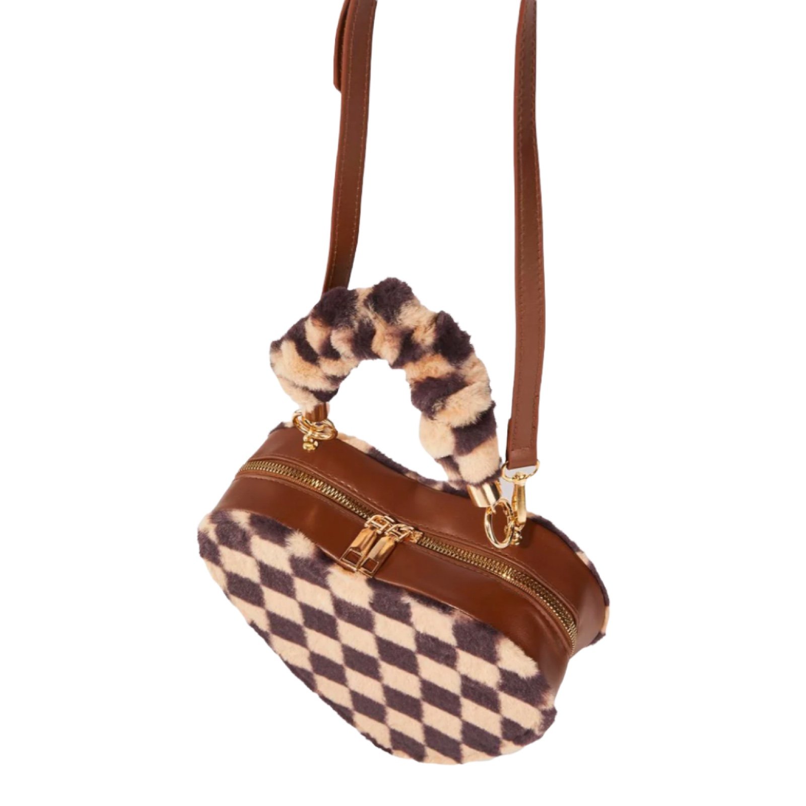 Mocha Wild shops One Fuzzy Handbag