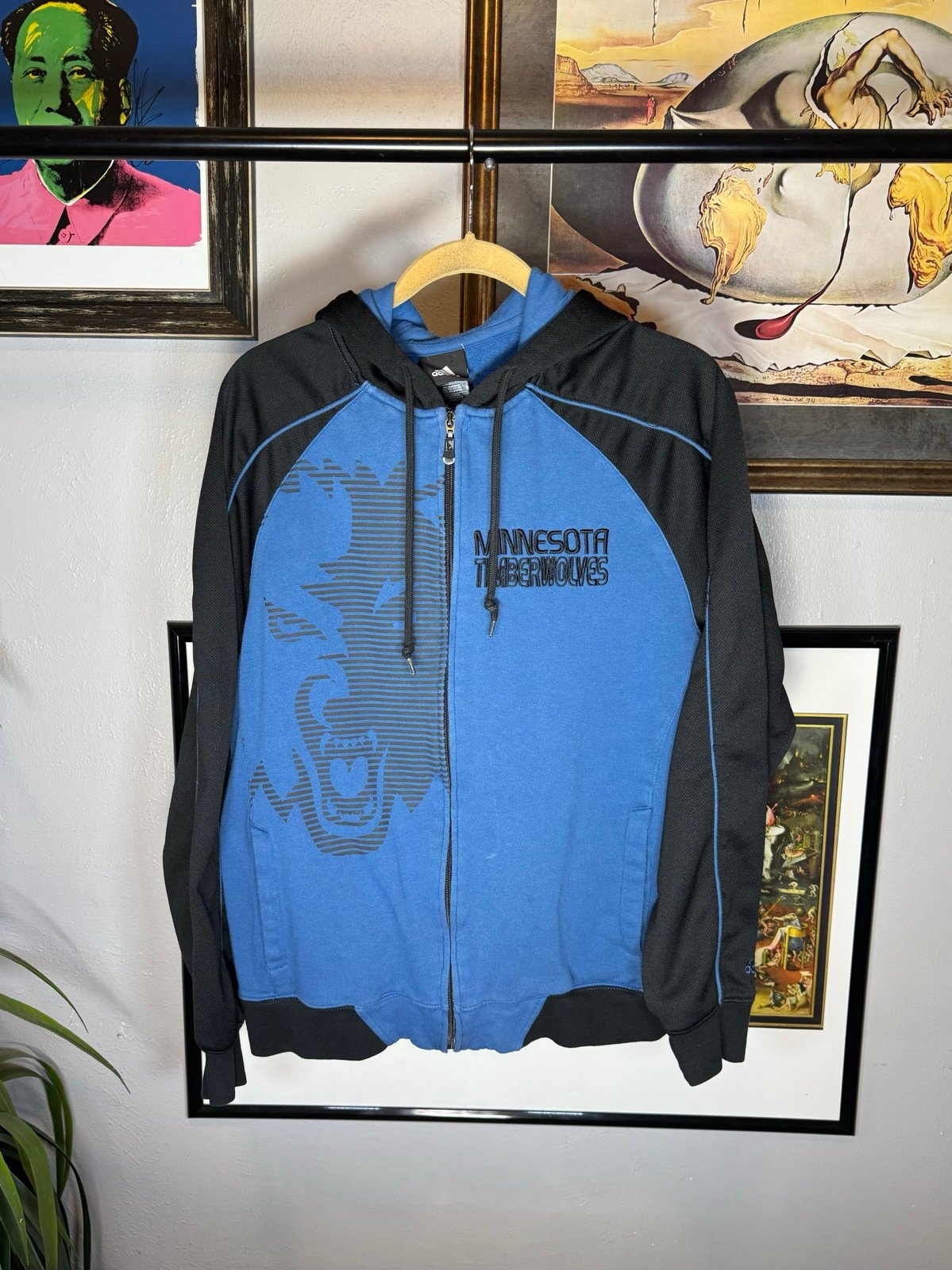 Vintage Minnesota Timberwolves Adidas Hoodie