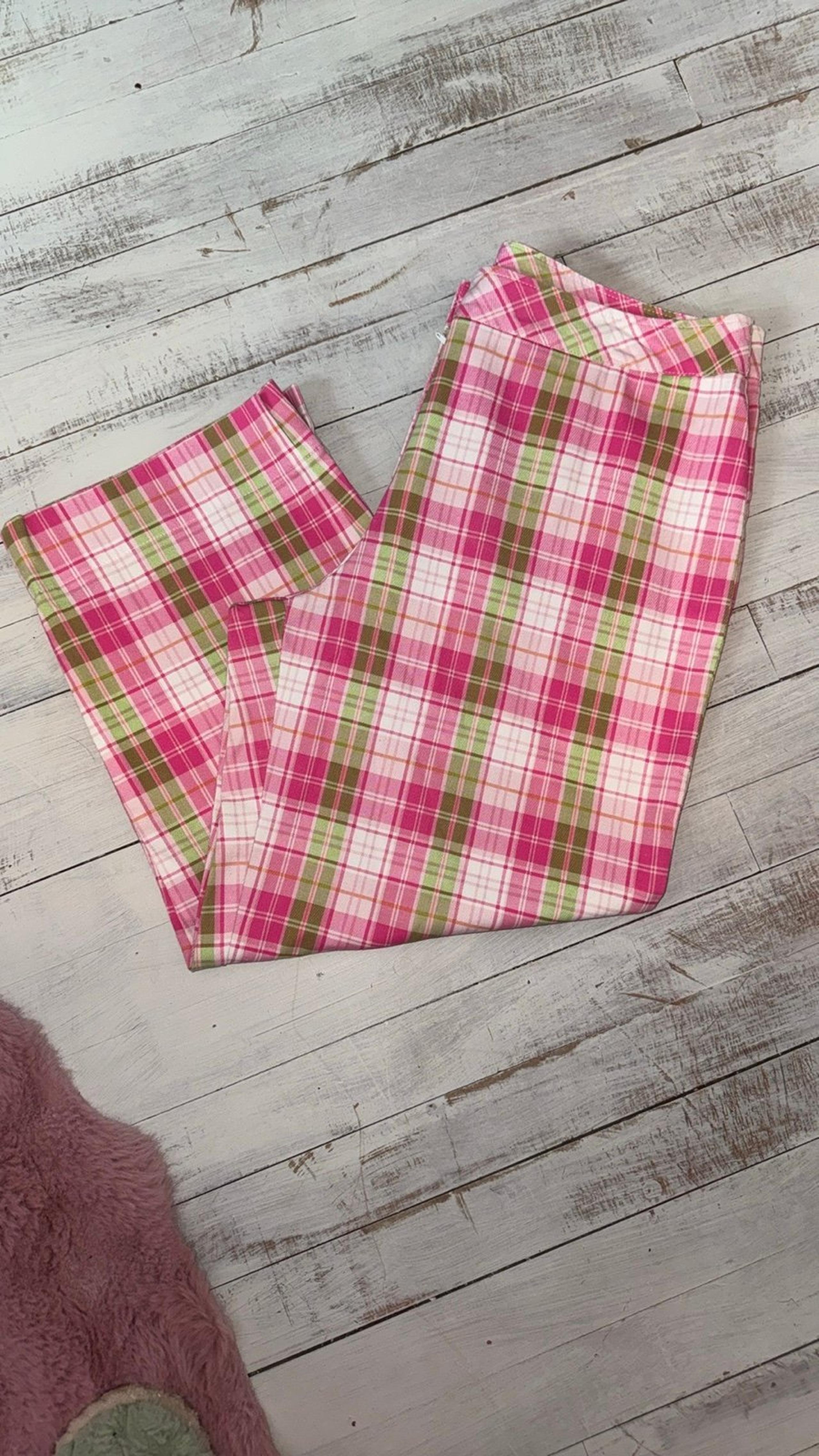 Plaid Capris